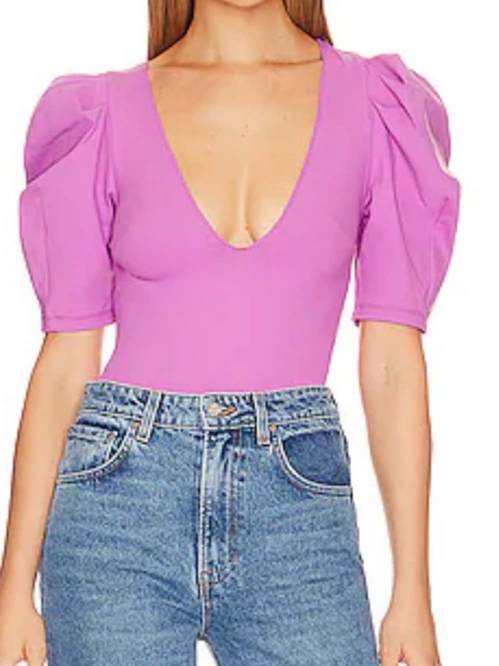 Free People Intimately Va Va Voop Bodysuit Wildberry XS NWT